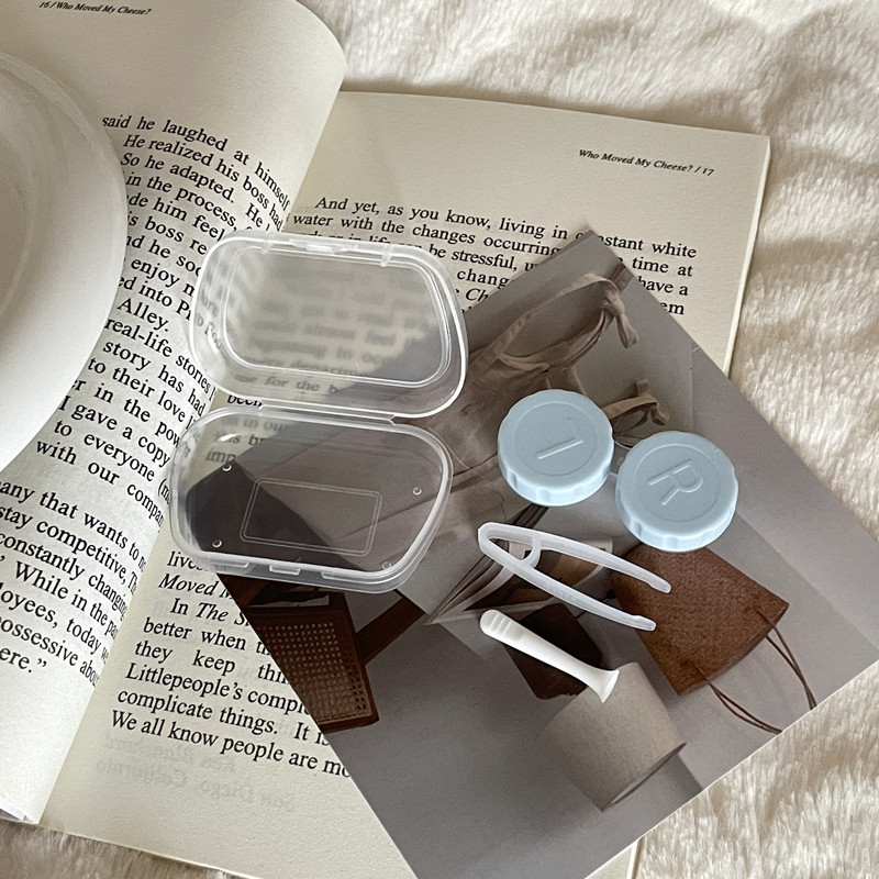 Khay Đựng Lens Kèm Dụng Cụ + Nhíp Gắp Không Gương