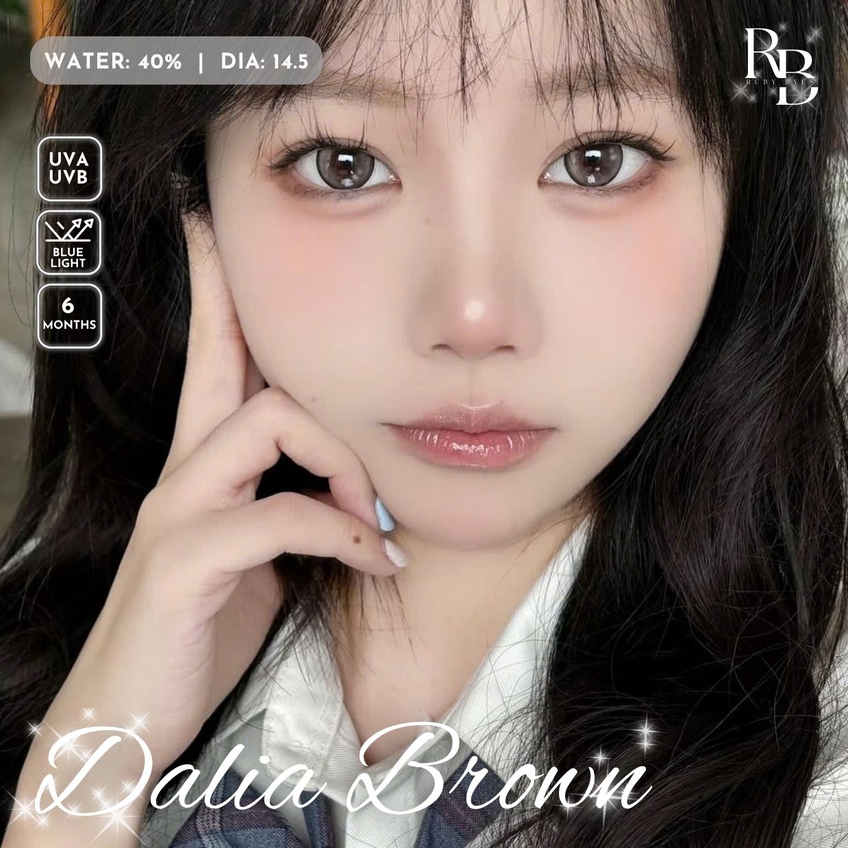 Kính Áp Tròng Dreamoon Màu Nâu Dalia Brown