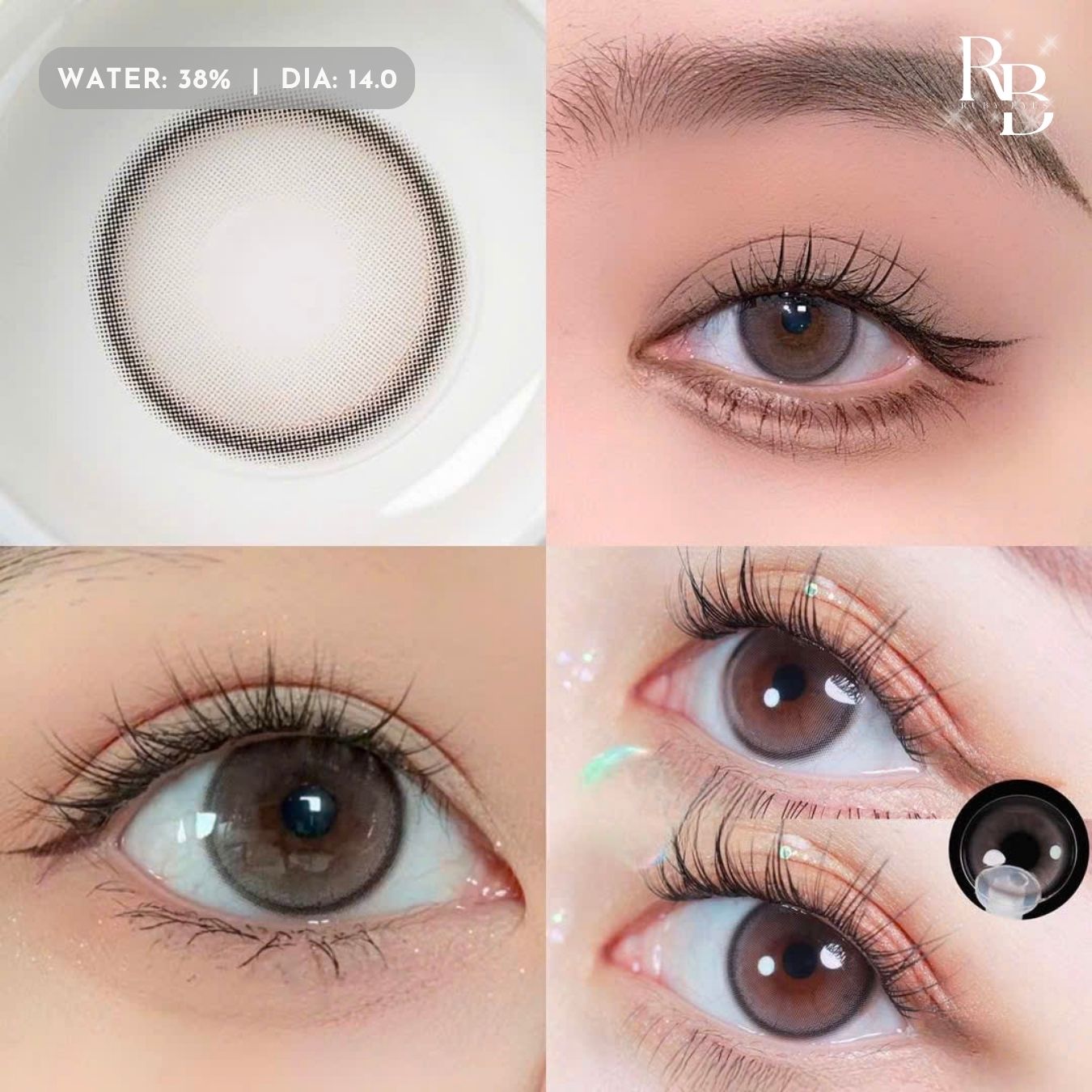 Lens Mắt Màu Xám GY-664