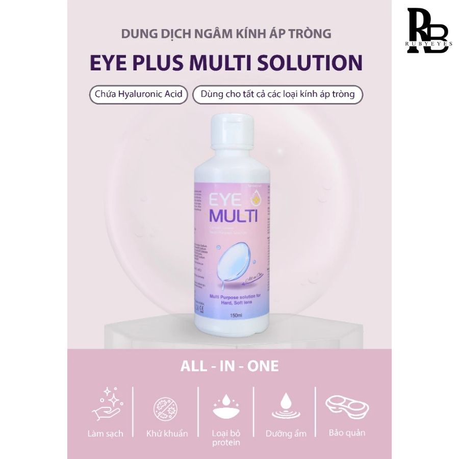 Nước Ngâm Lens Eye Multi Hàn Quốc 150ml