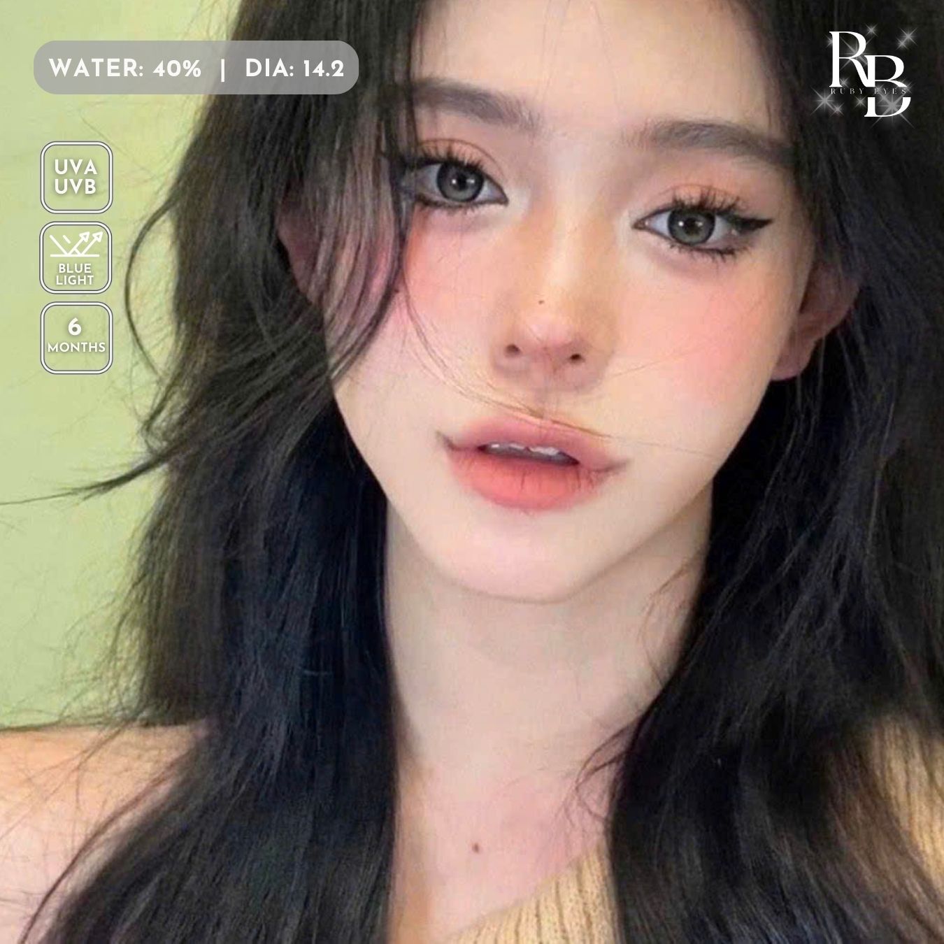 Kính Áp Tròng Màu Xám Sliver Gray