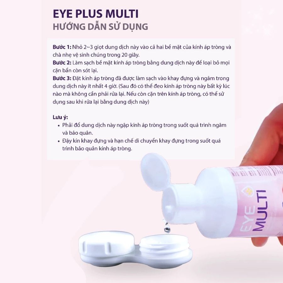 Nước Ngâm Lens Eye Multi Hàn Quốc 150ml