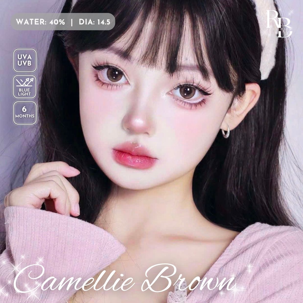 Kính Áp Tròng Màu Nâu Camellie Brown