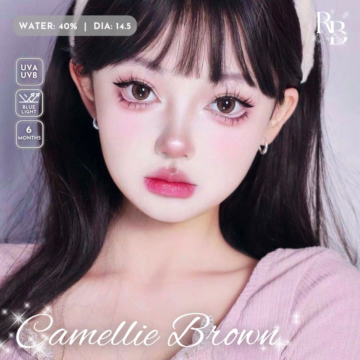 Kính Áp Tròng Màu Nâu Camellie Brown