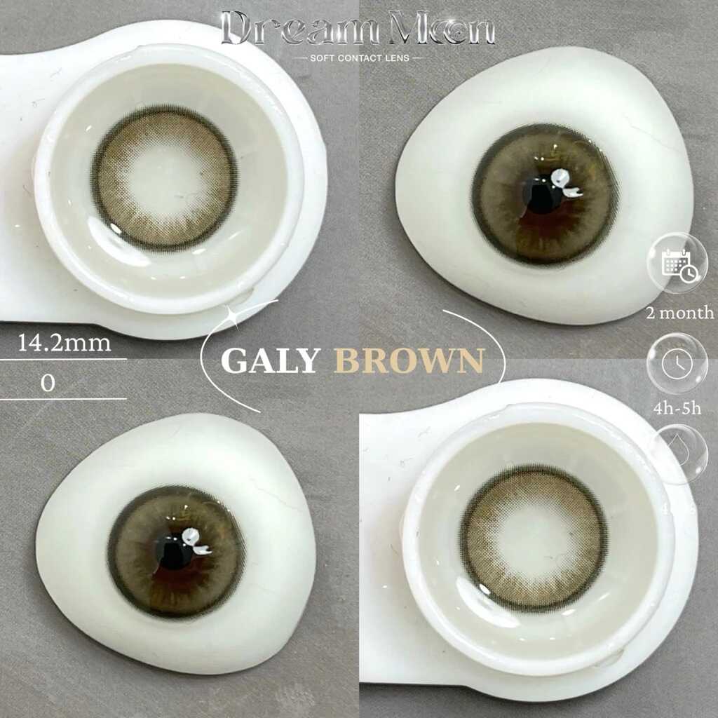 Kính Áp Tròng Dreamoon Màu Nâu Galy Brown