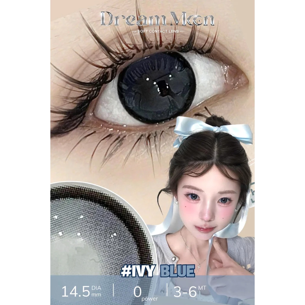 Kính Áp Tròng Dreamoon Màu Xanh Ivy Blue