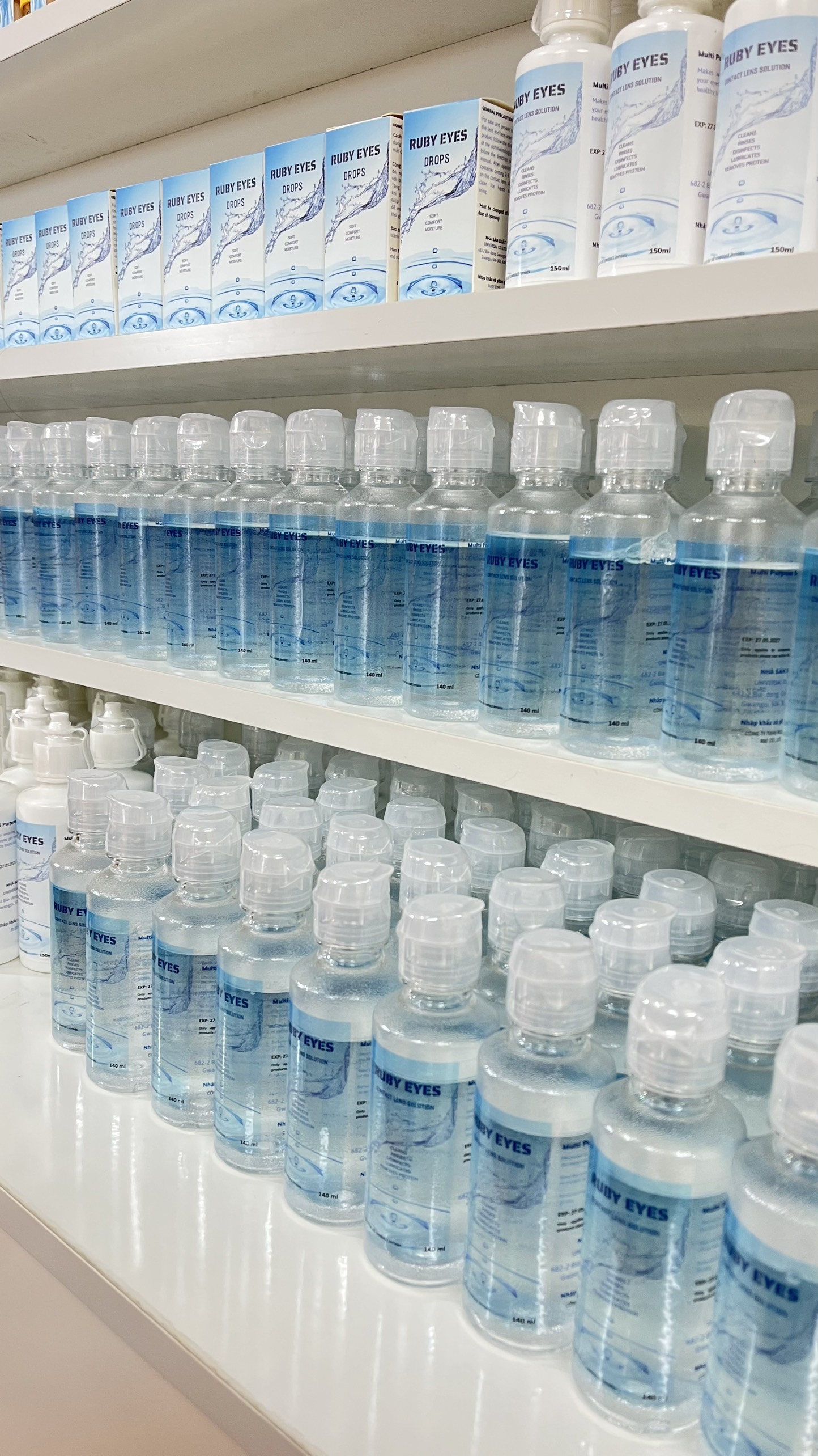 Nước Ngâm RUBYEYES Chuyên Dụng Cho Kính Áp Tròng 140ml