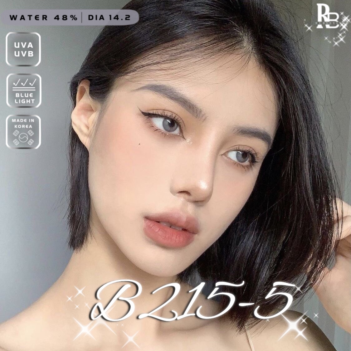 Kính Áp Tròng RUBYEYES Màu Xám HB215-5
