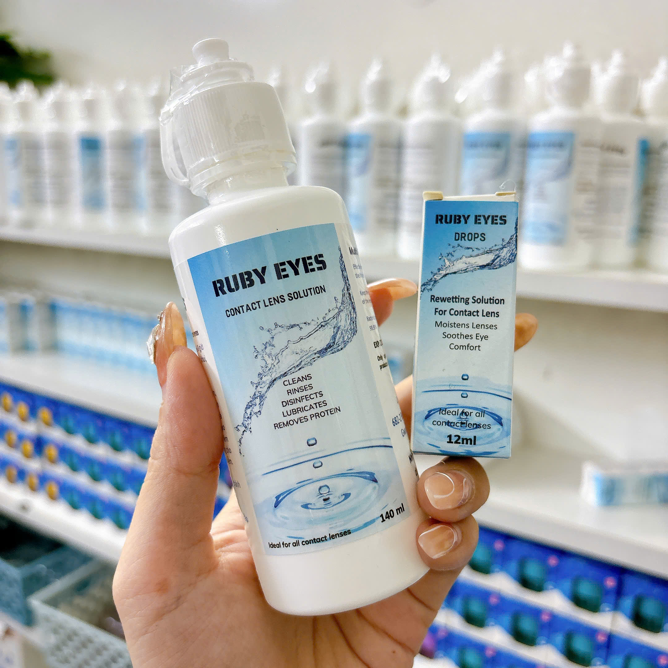 Combo Nước Ngâm + Nhỏ Mắt + Khay Gương