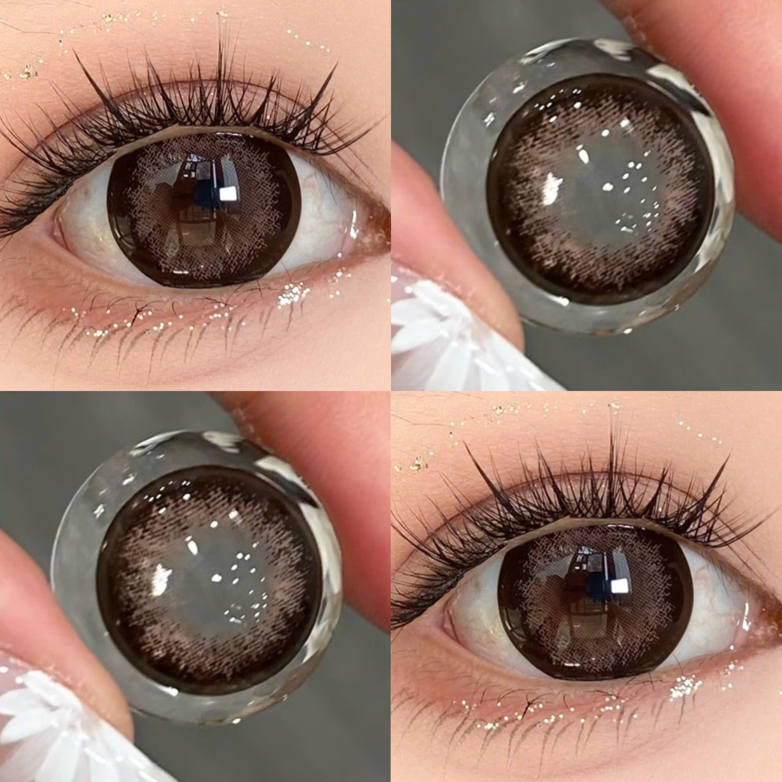 Kính Áp Tròng Yana Dark Brown