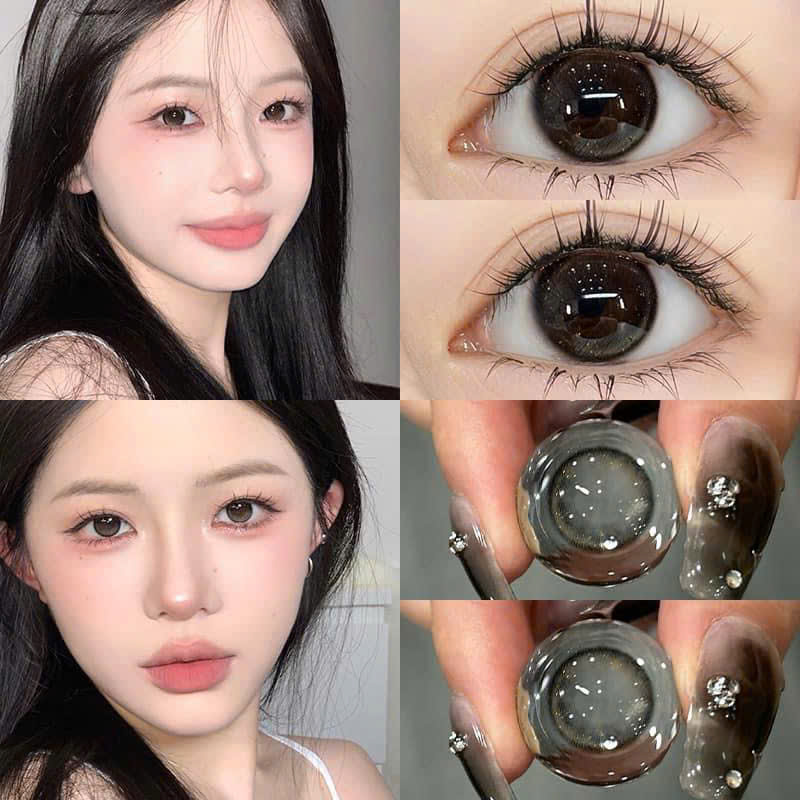 Kính Áp Tròng Màu Đen Mirro Black BK-667