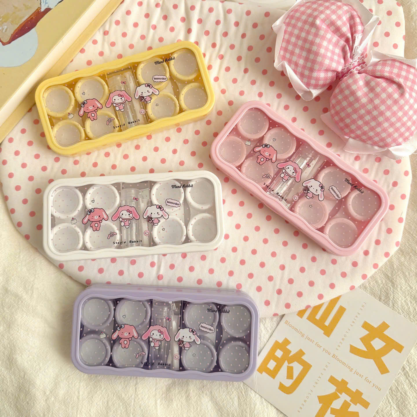 Khay Đựng 4 Cặp Lens Stupid Rabbit