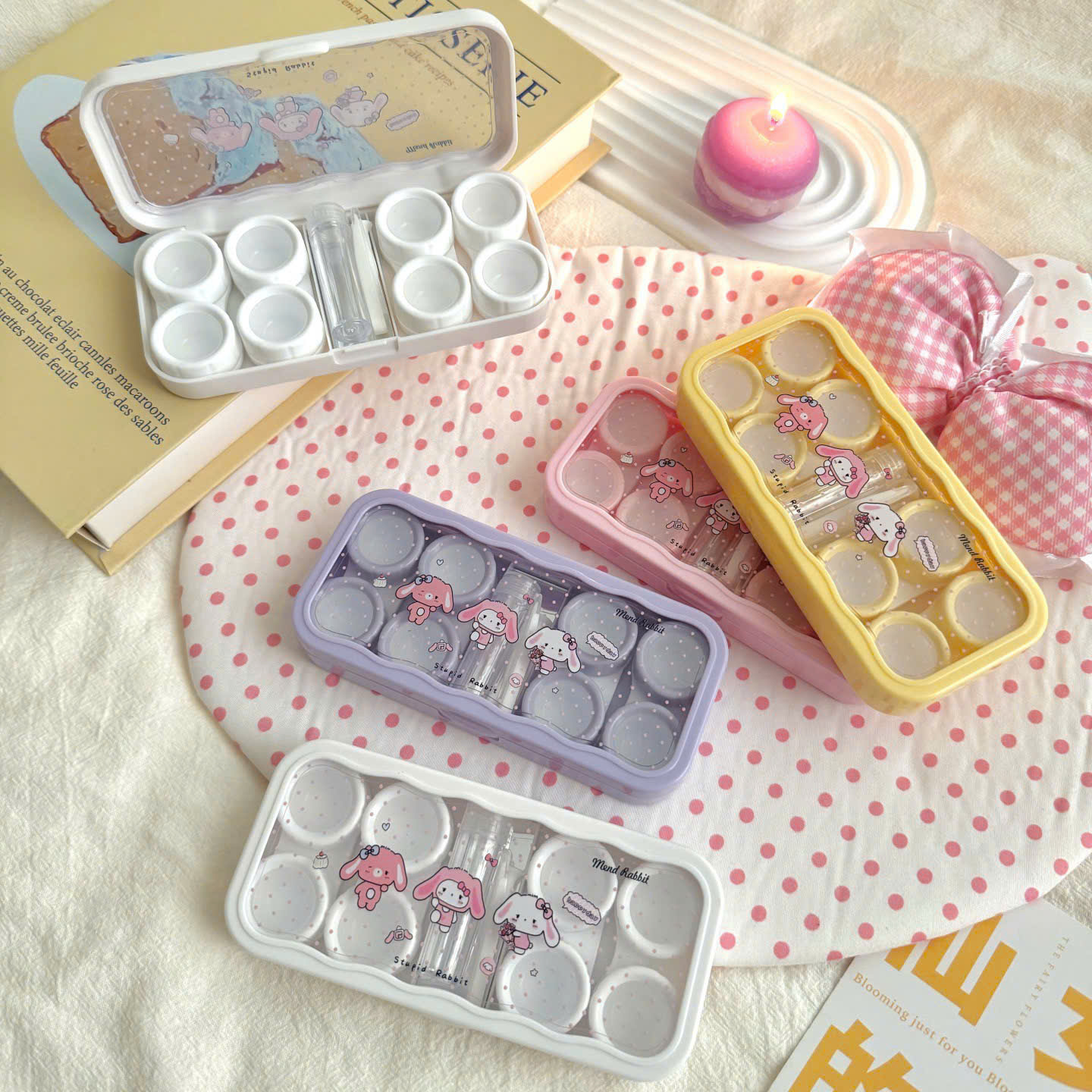 Khay Đựng 4 Cặp Lens Stupid Rabbit