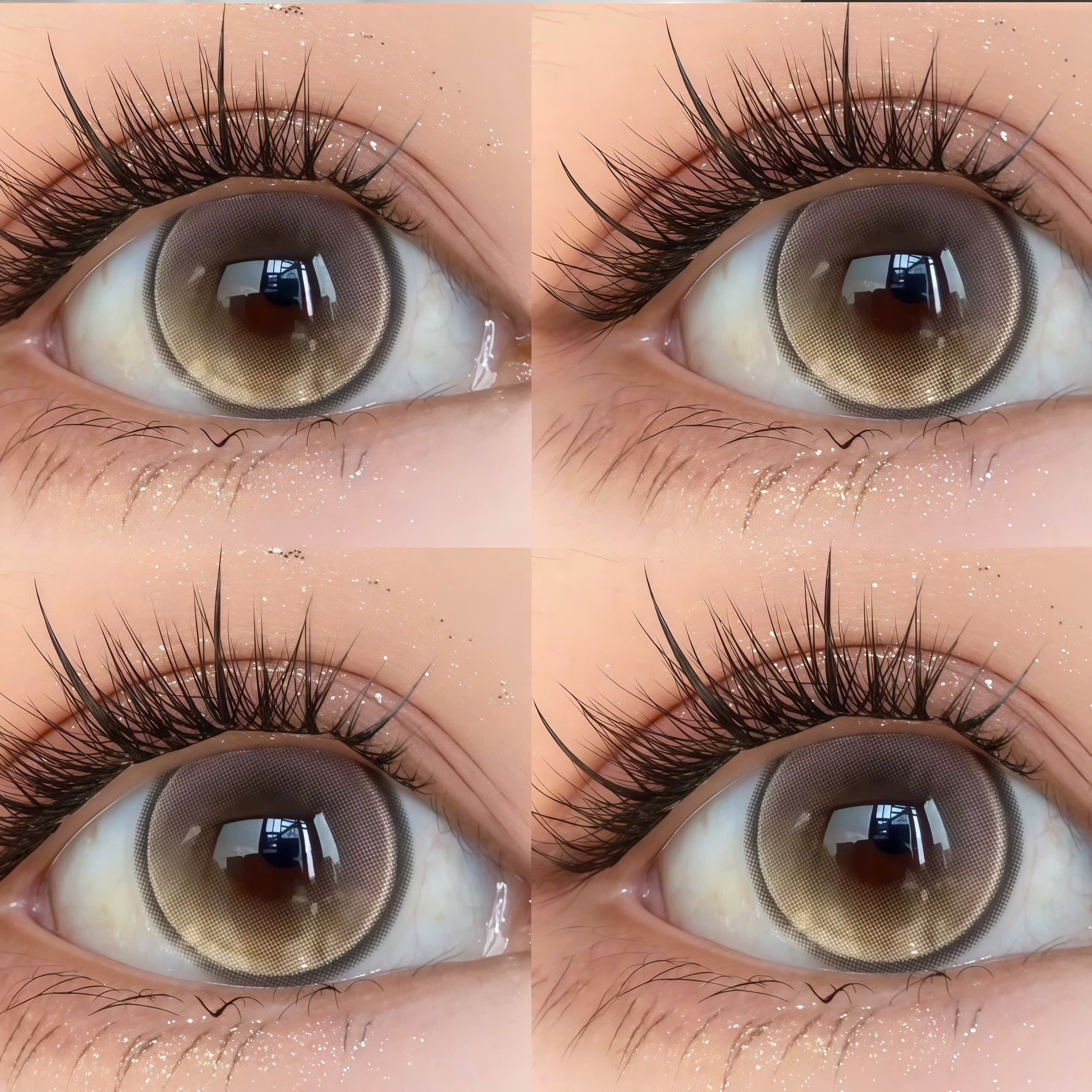 Kính Áp Tròng Màu Nâu Glow Brown