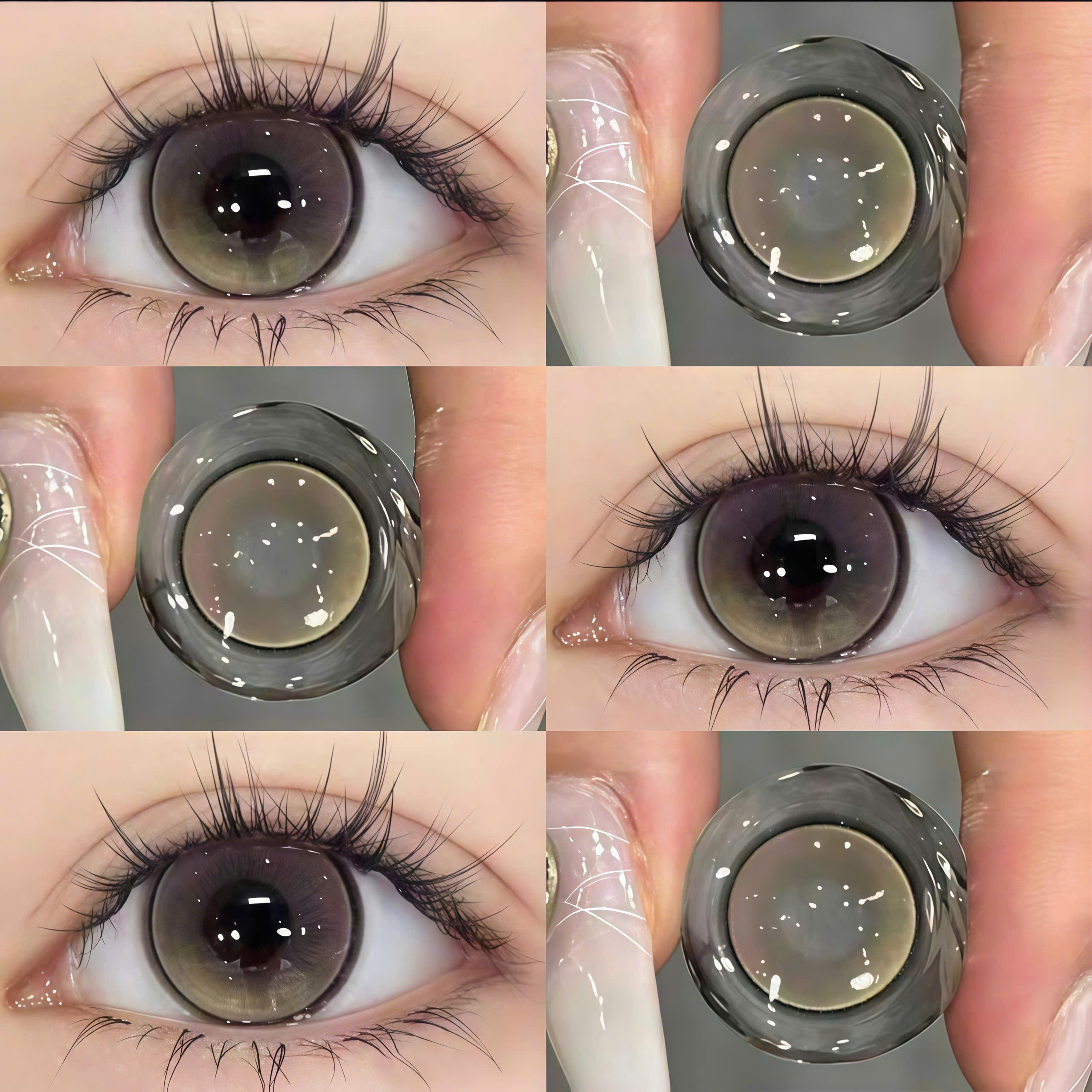 Kính Áp Tròng Màu Nâu Glow Brown