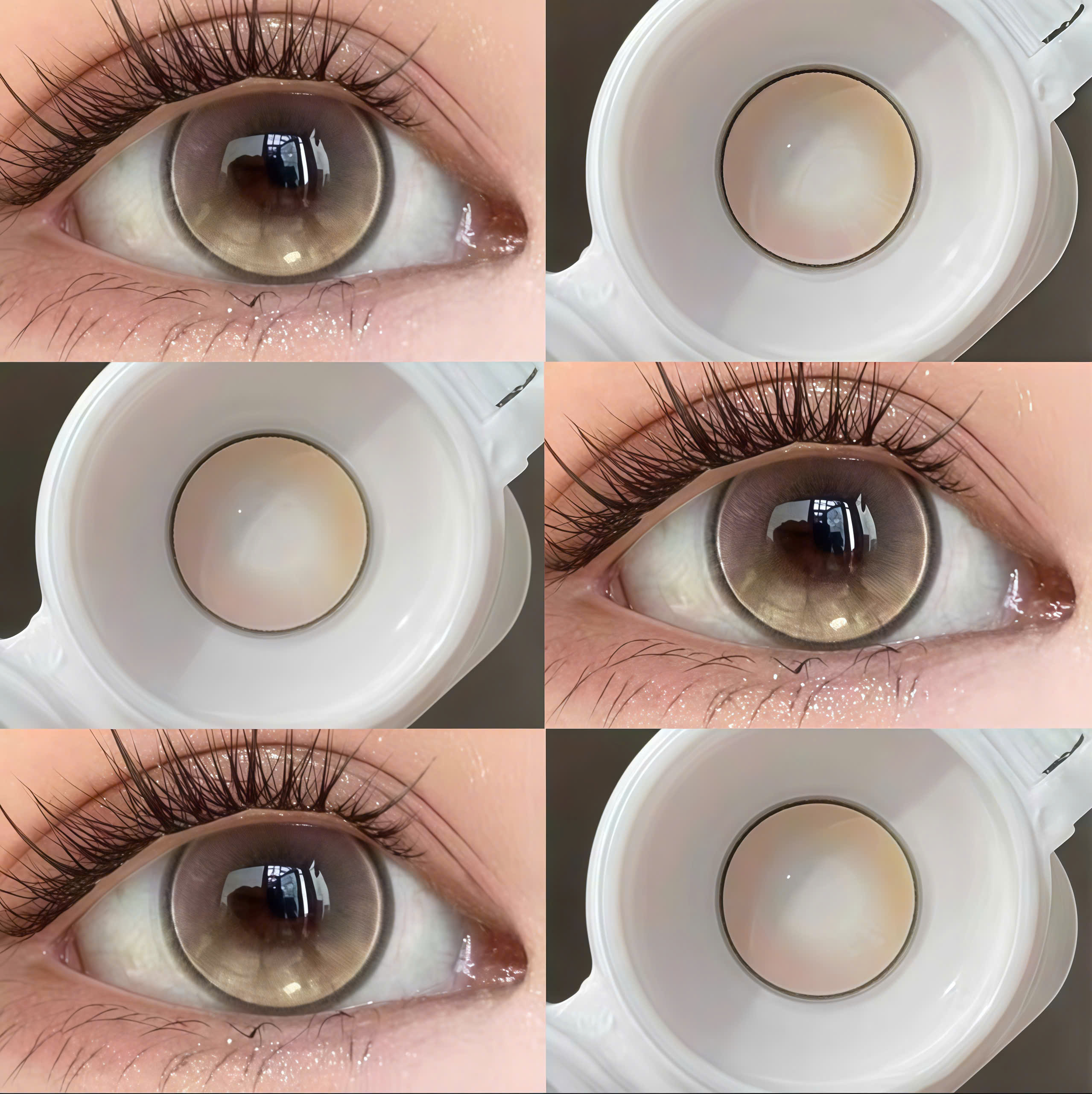 Kính Áp Tròng Màu Nâu Glow Brown
