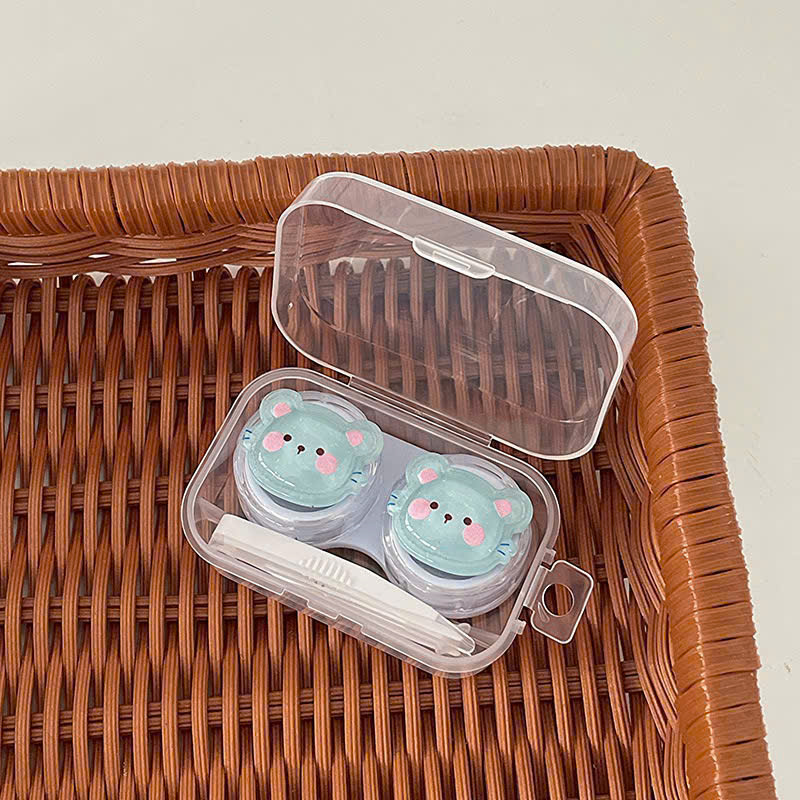 Khay Đựng Charm Kính Áp Tròng Kawaii Lens Box