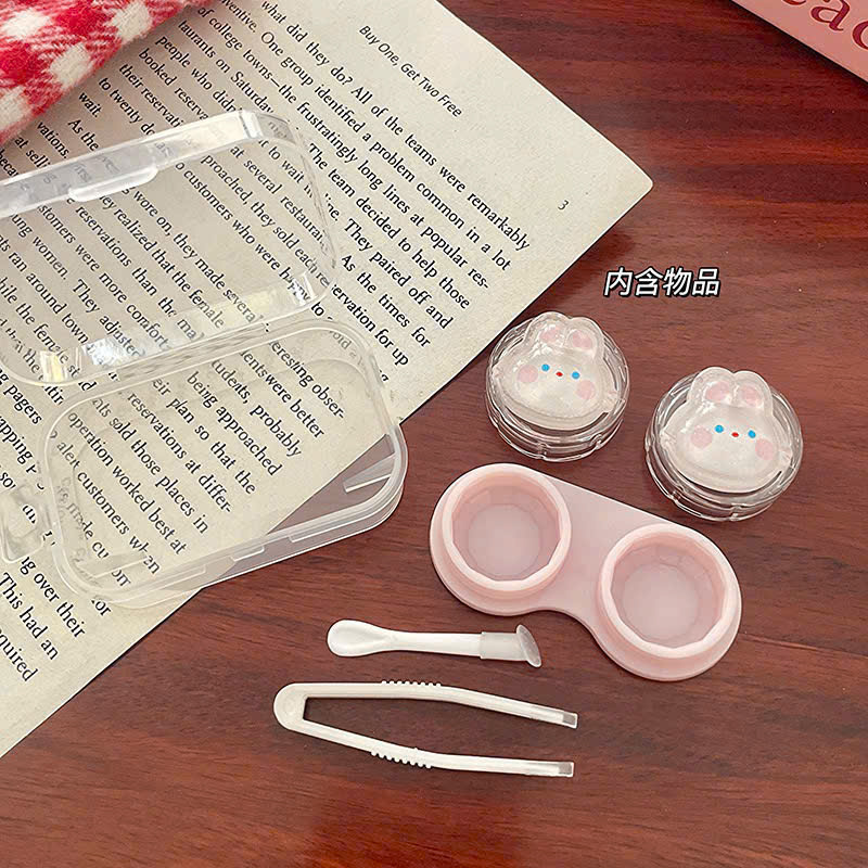 Khay Đựng Charm Kính Áp Tròng Kawaii Lens Box