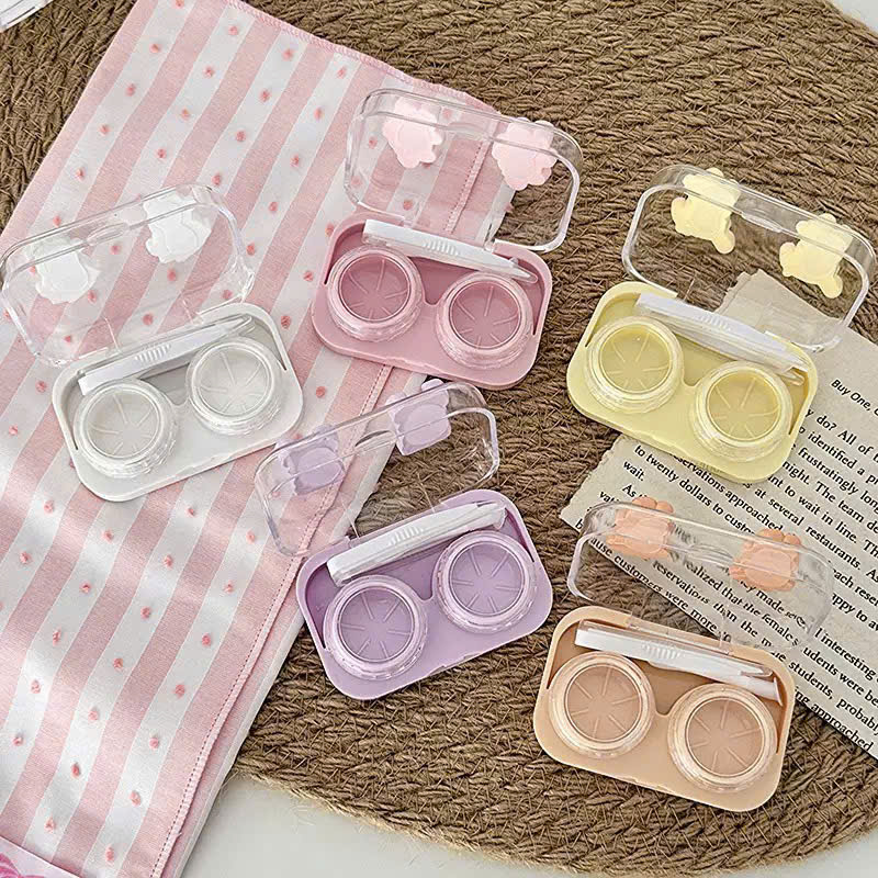 Khay Đựng Kính Áp Tròng Nắp Gioăng Bow Tie