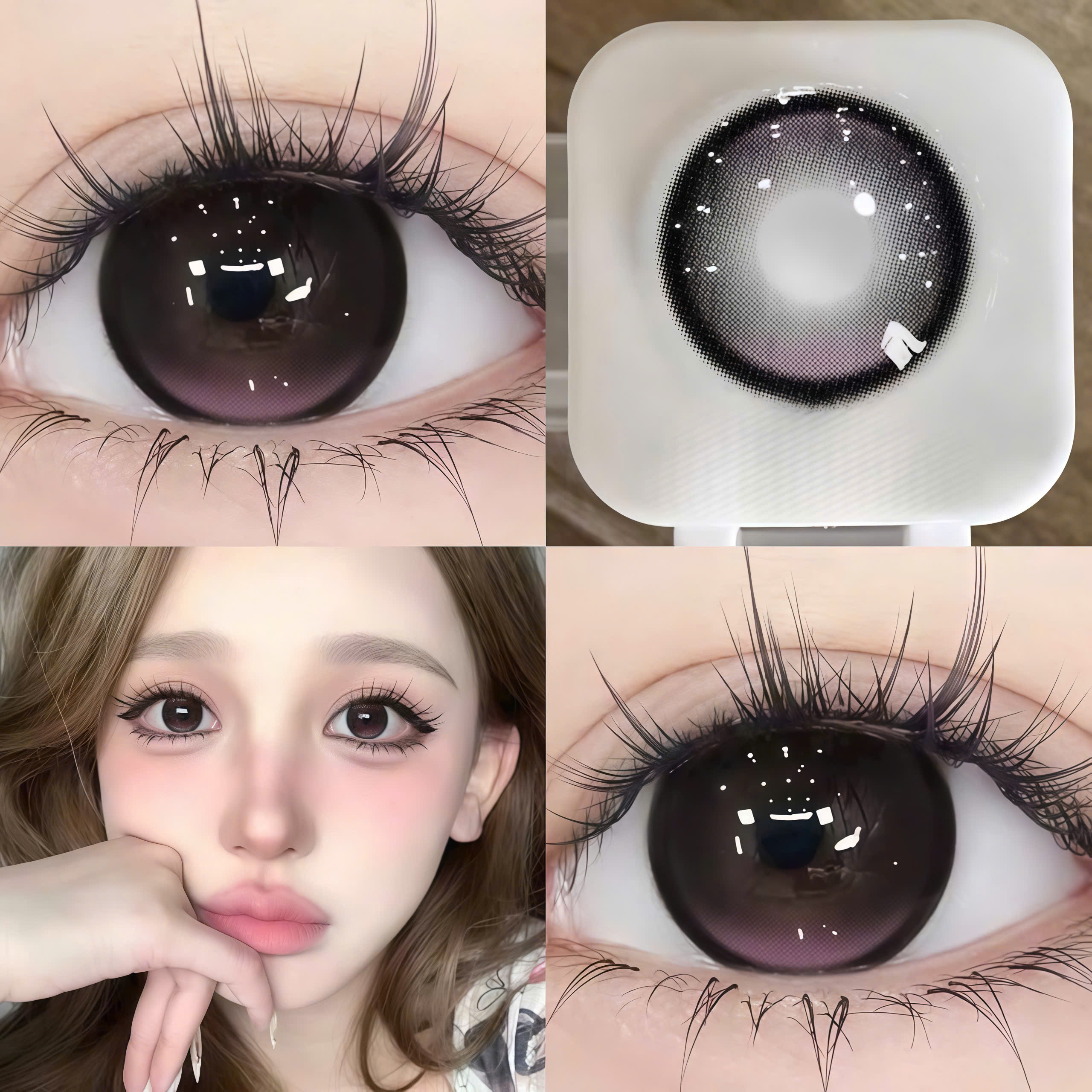 Kính Áp Tròng Màu Hồng Sweet Pink 14.5mm