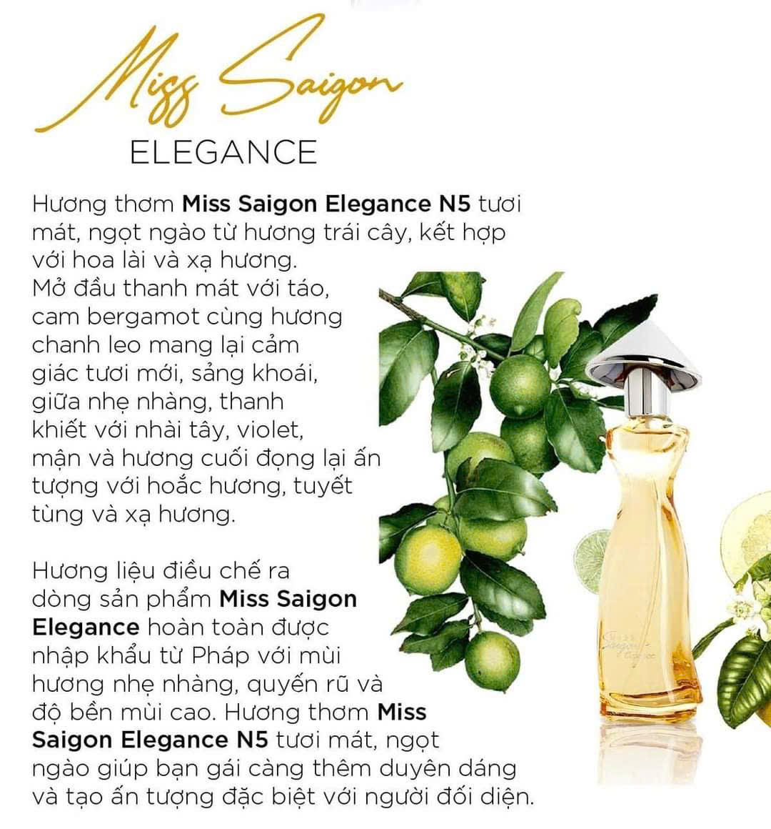 Miss Saigon Elegance Amber N5 50ml