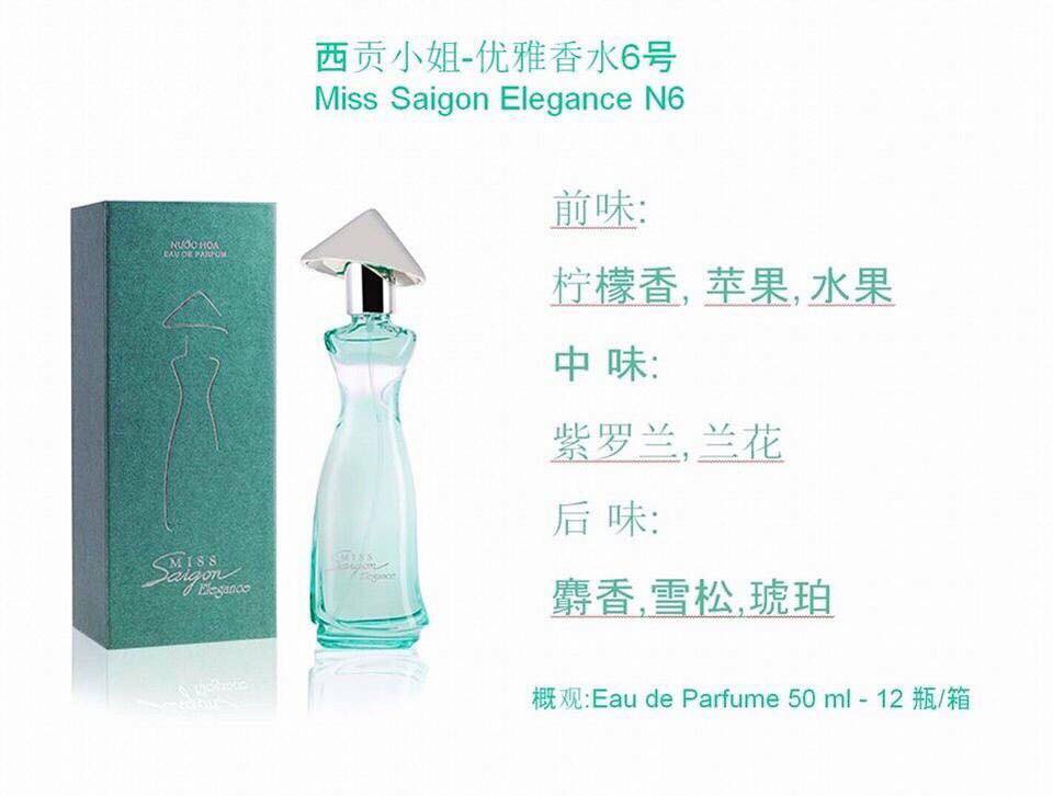 Miss Saigon Elegance Jade N6 50ml