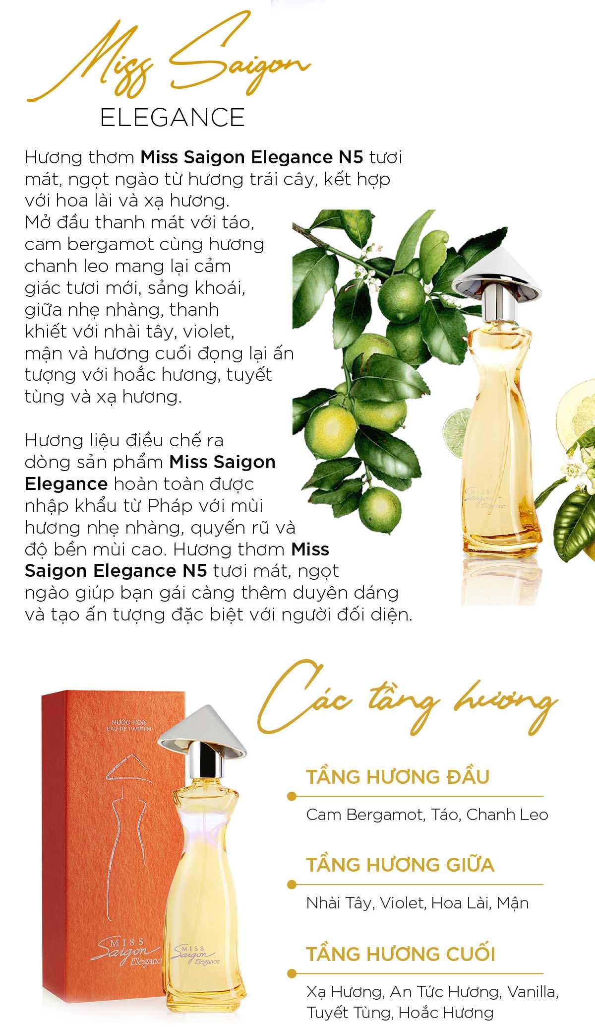 Miss Saigon Elegance Amber N5