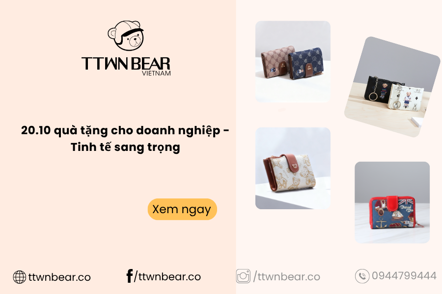 20.10 quà tặng cho doanh nghiệp nữ - Tinh tế sang trọng