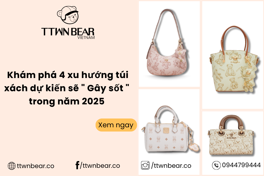 Khám phá 4 xu hướng túi xách dự kiến sẽ