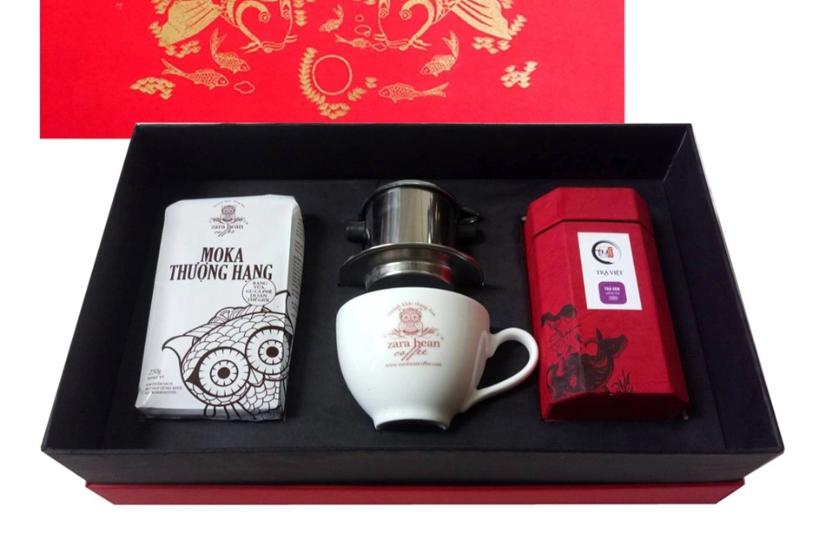 hộp quà tặng trà, cà phê