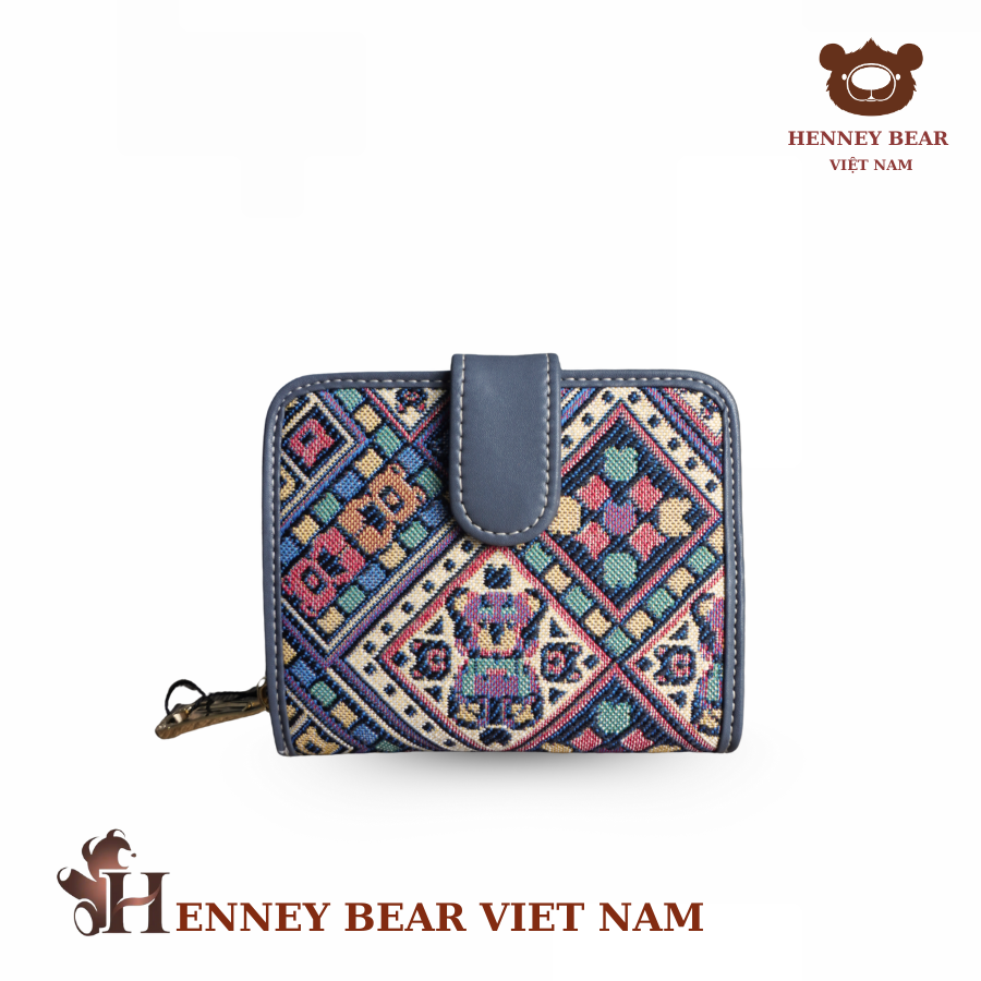Ví cầm tay đẹp chính hãng HENNEY BEAR - HW-100