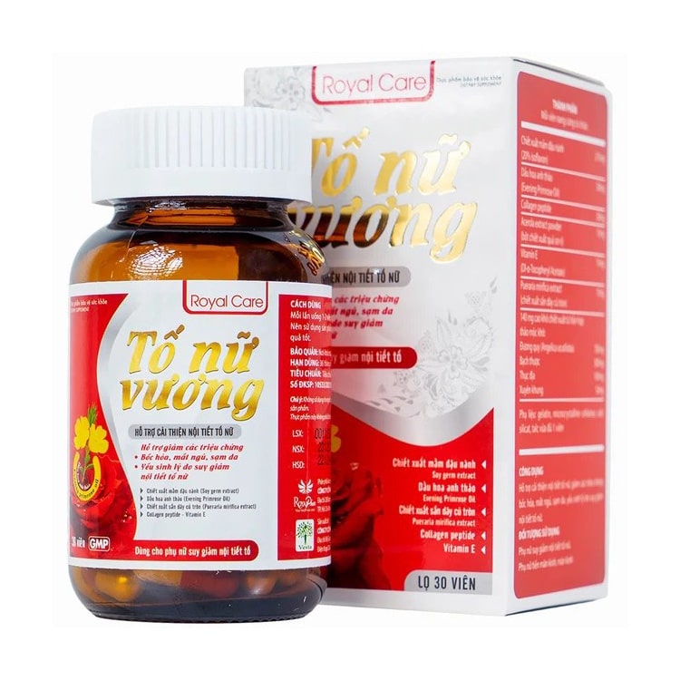 Viên uống Tố Nữ Vương Royal Care hỗ trợ cải thiện nội tiết tố nữ (30 viên)