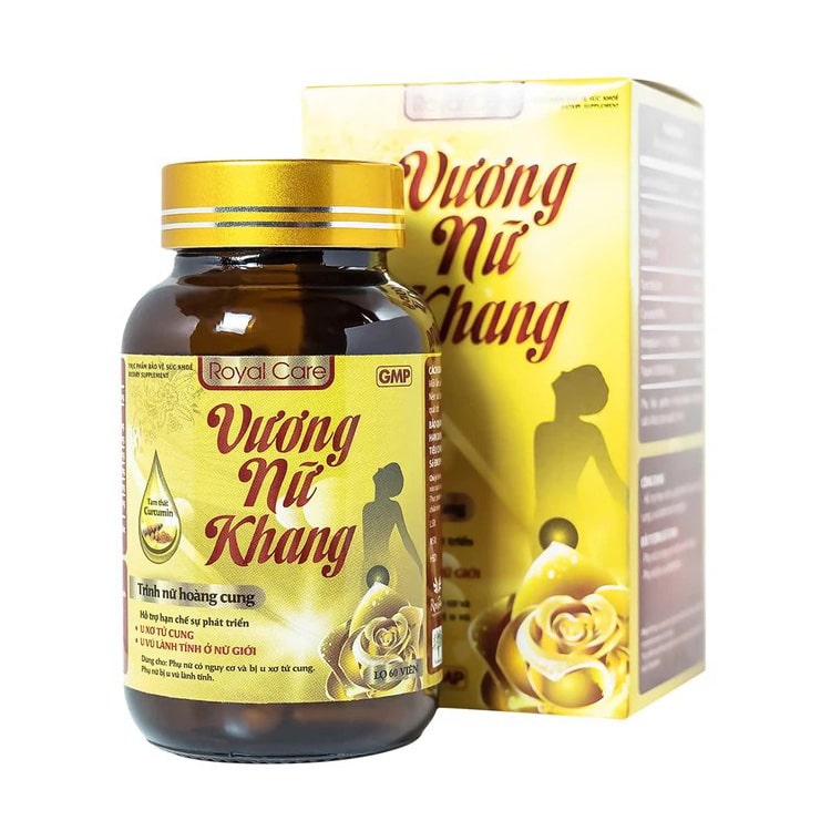 Viên nang cứng Vương Nữ Khang Royal Care hỗ trợ hạn chế sự phát triển u xơ tử cung, u vú lành tính (60 viên)