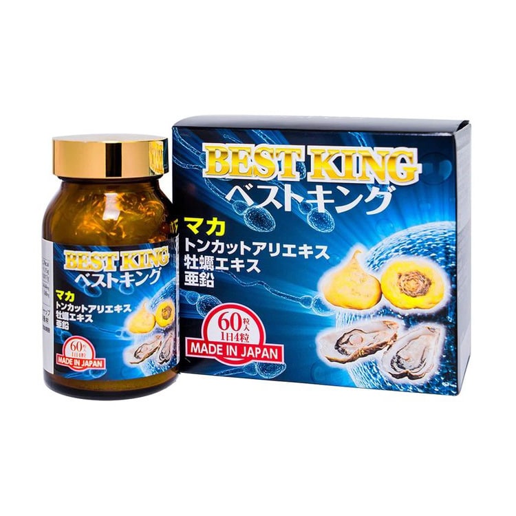 Viên uống Best King Jpanwell hỗ trợ tăng cường sinh lý và khả năng sinh sản ở nam giới (60 viên)