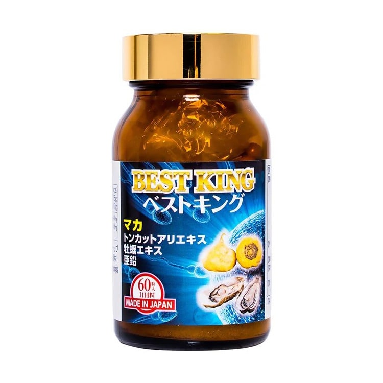 Viên uống Best King Jpanwell hỗ trợ tăng cường sinh lý và khả năng sinh sản ở nam giới (60 viên)