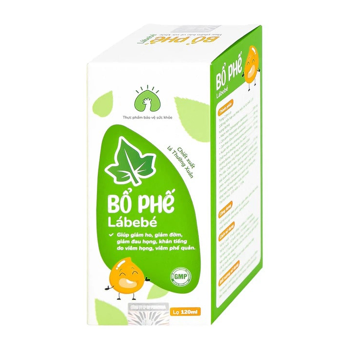 Siro Bổ Phế Lábebé 120ml hỗ trợ bổ phế, giảm ho, giảm đờm, giảm đau họng
