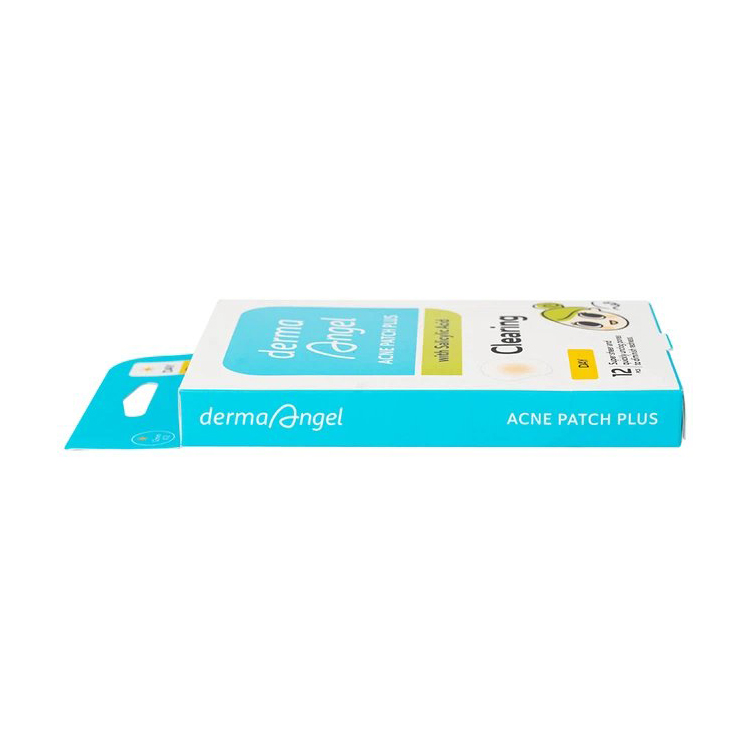 Miếng dán mụn ban ngày DermaAngel Plus hỗ trợ hút dịch mủ, làm lành vết thương nhanh chóng (12 miếng)