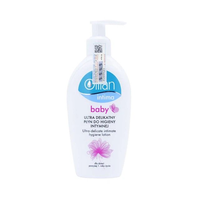Dung dịch vệ sinh vùng kín Oillan Intima Baby dành cho bé gái từ 1 năm tuổi (200ml)