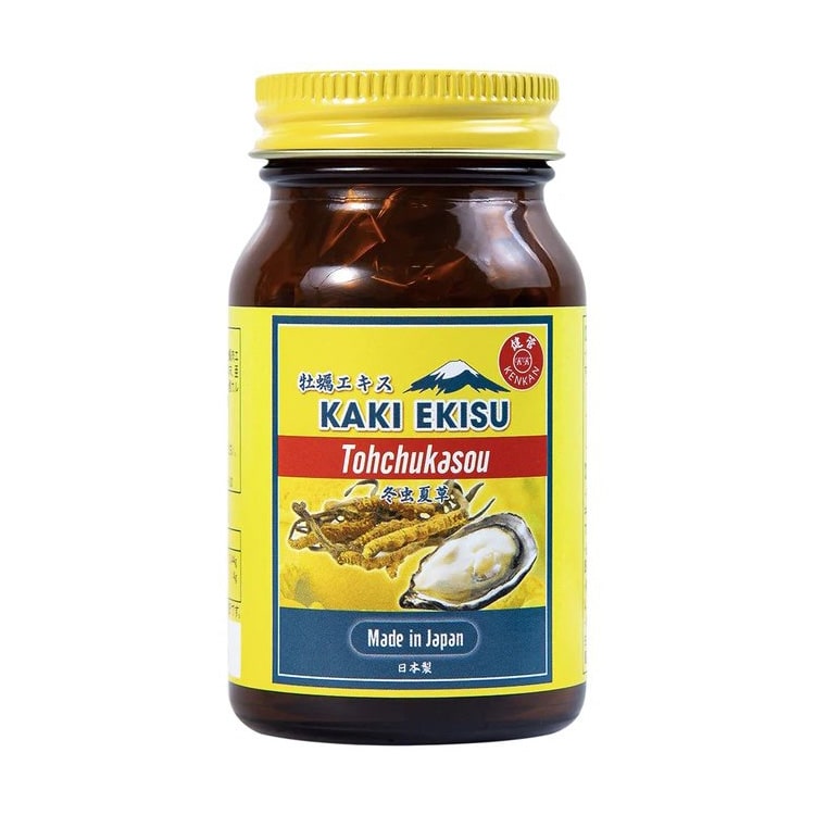 Viên uống Kaki Ekisu Tohchukasou Kenkan hỗ trợ tăng cường sinh lý nam giới (60 viên)