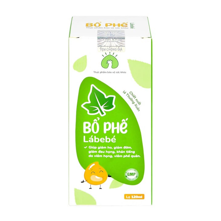 Siro Bổ Phế Lábebé 120ml hỗ trợ bổ phế, giảm ho, giảm đờm, giảm đau họng