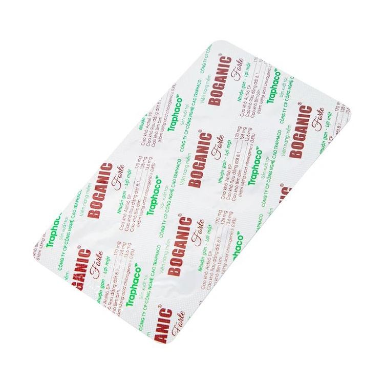 Thuốc Boganic Forte Traphaco bổ gan, hỗ trợ điều trị suy giảm chức năng gan (5 vỉ x 10 viên)