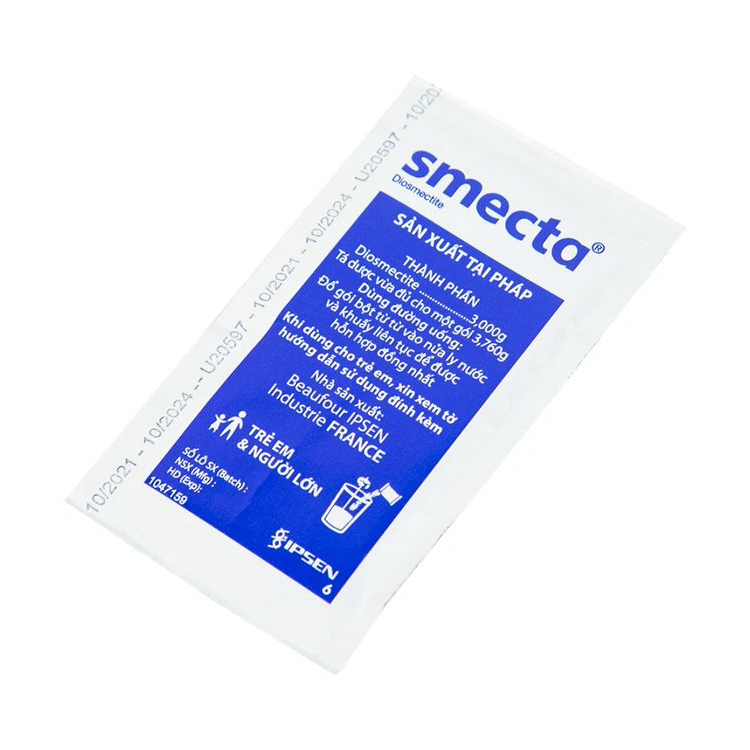 Thuốc bột pha hỗn dịch uống Smecta vị cam điều trị tiêu chảy (30 gói x 3g)