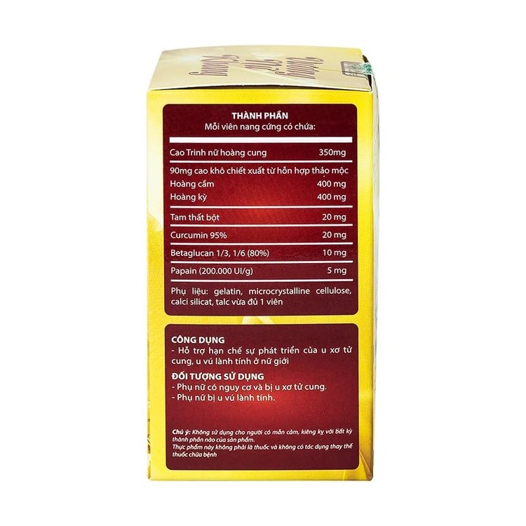Viên nang cứng Vương Nữ Khang Royal Care hỗ trợ hạn chế sự phát triển u xơ tử cung, u vú lành tính (60 viên)