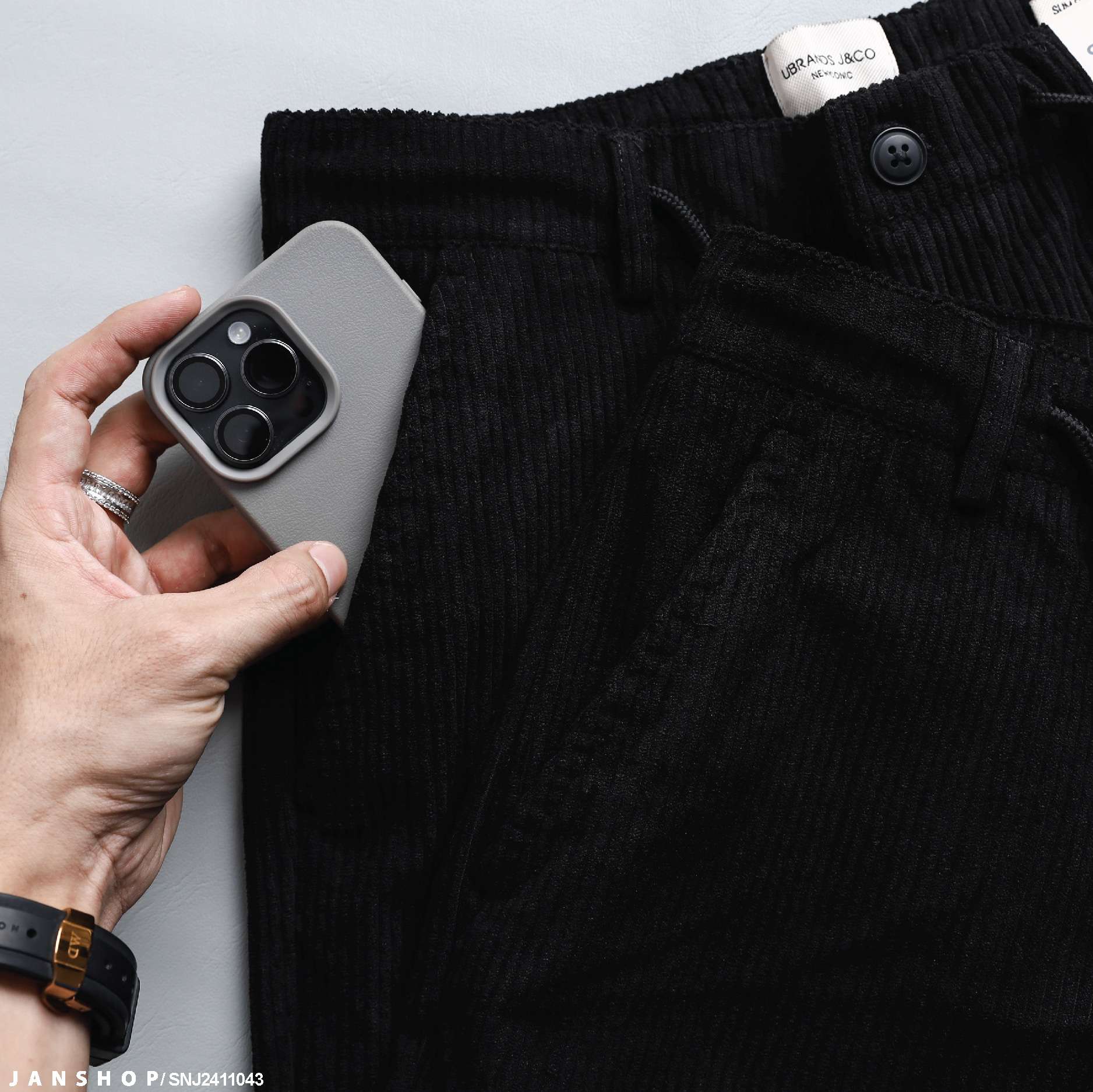 Short Nhung J&CO Slimfit Dove