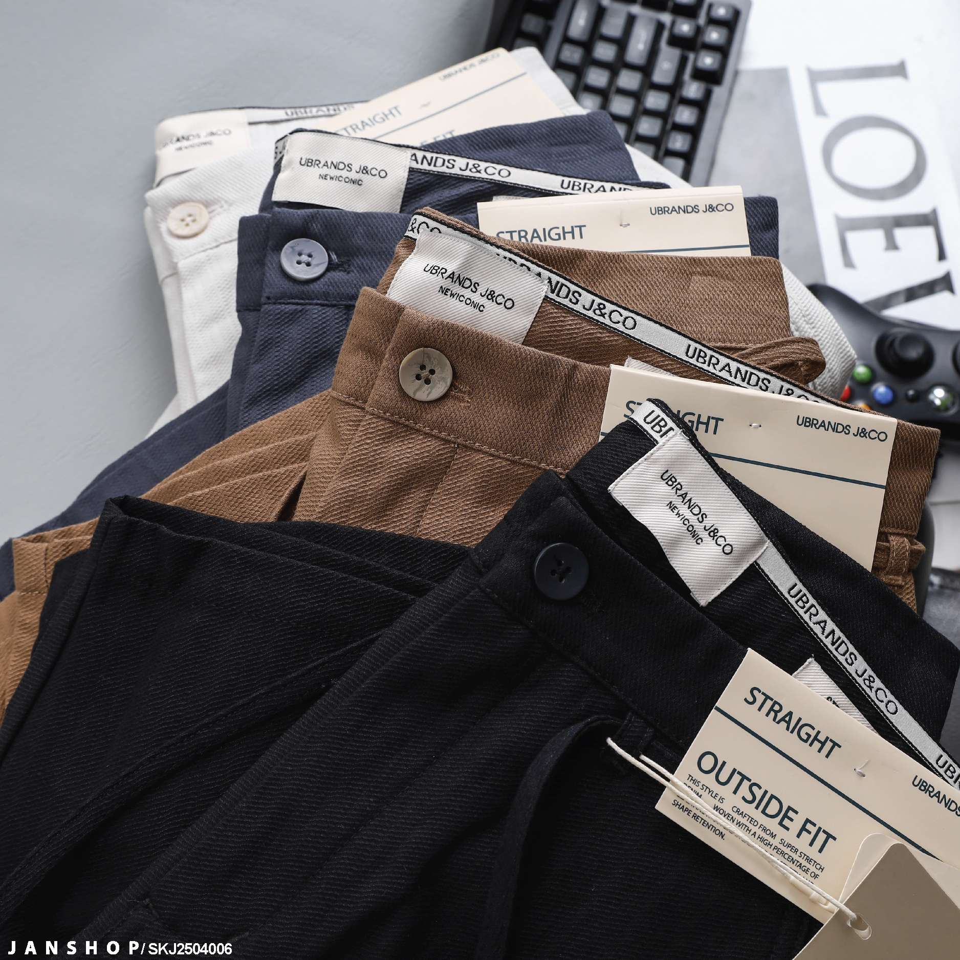 Shorts Kaki J&CO Relaxed Also
