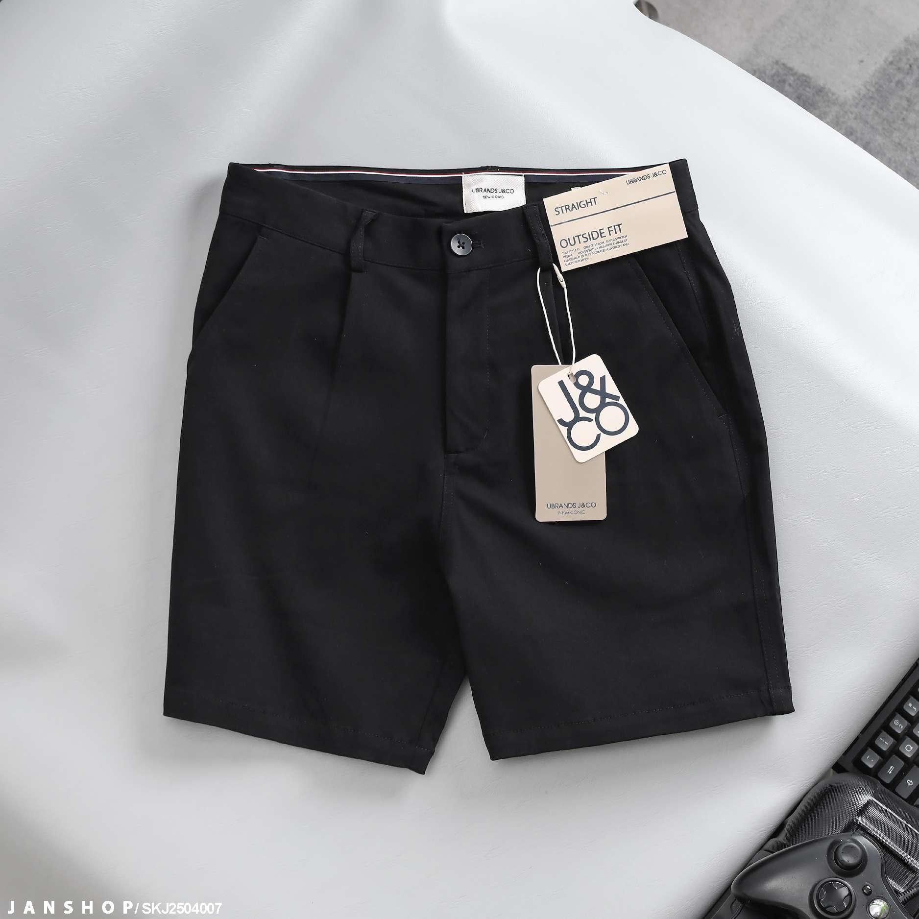 Shorts Kaki J&CO Relaxed Stoni