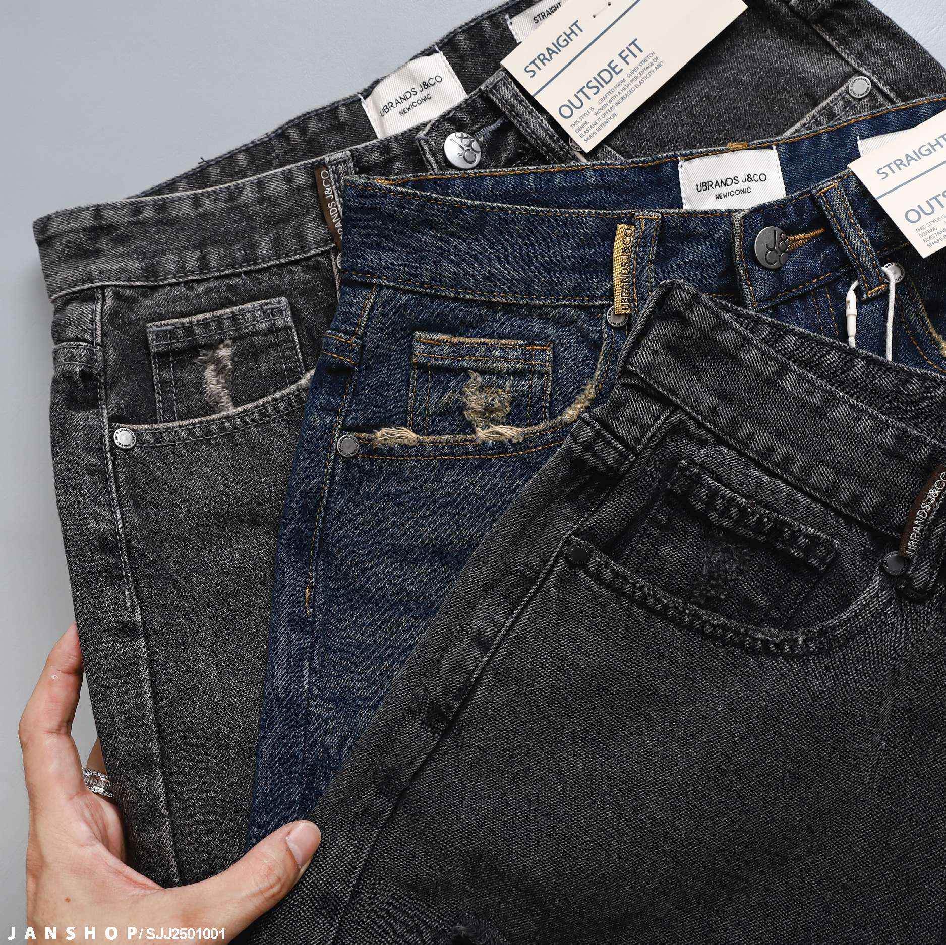 Shorts Jean J&CO Relaxed Native