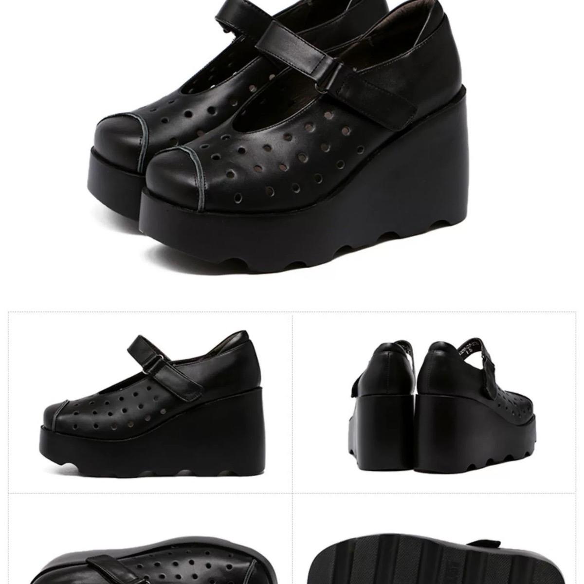 Giày đế bằng da thật phù hợp mọi lứa tuổi Shoes Nữ