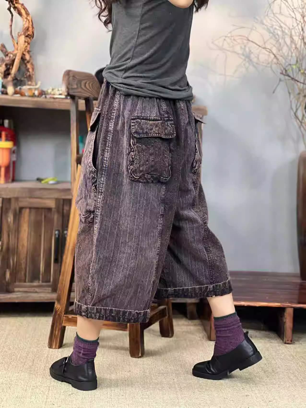 Quần short vải lanh, thể hiện phong cách nghệ thuật của bạn