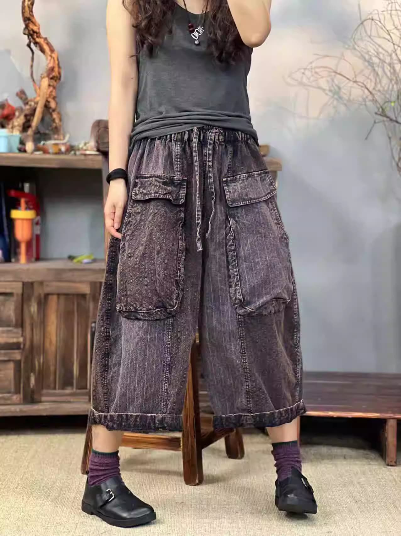 Quần short vải lanh, thể hiện phong cách nghệ thuật của bạn